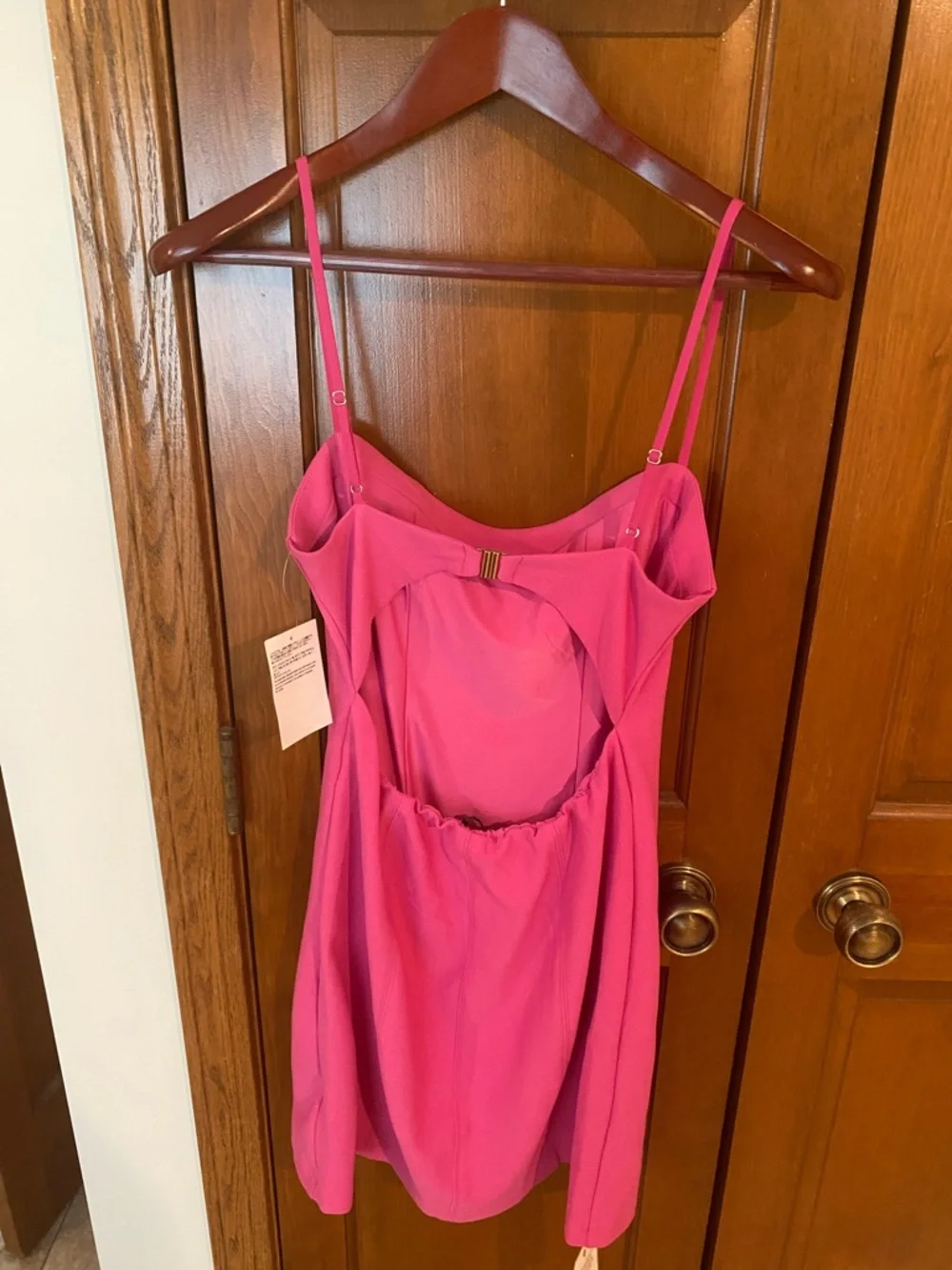 Abercrombie & Fitch Hot Pink Mini Dress - Picture 2 of 4